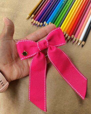 Laço Chanel Pesponto - Coleção Escolar