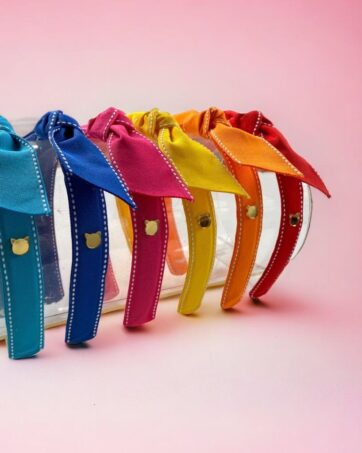 Tiara Turbante Pesponto - Coleção Escolar