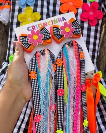 Kit Par de Laços+ Par de Tassel